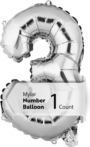 Miniatura 17 de Restaurantware-Balloonify Globo de Número de 16 Pulgadas, 1 Globo Digital para Fiesta - Número 5, Auto-Sellado, Acabado de Mylar de Folio Dorado, Oro