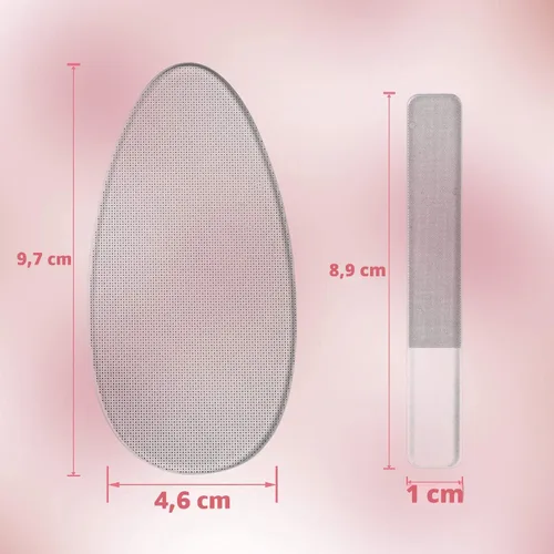 Miniatura 4 de RedFlow - Juego de limas para uñas de vidrio, juego de limas y buffer que contiene 2 limas nano de vidrio para uñas y 1 lima nano de vidrio