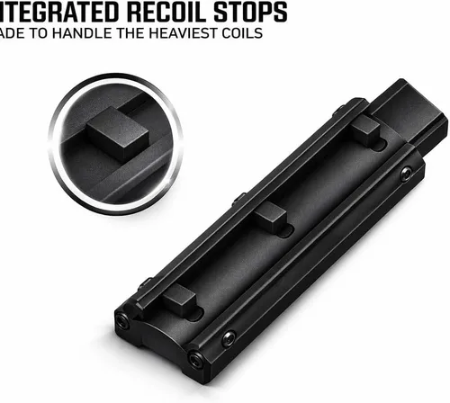 Miniatura 4 de 360 Tactical 1 pulgada de alto perfil corto Riser Mount Matte Black Picatinny 8 Ranura para visores y óptica Riel de alto perfil 2