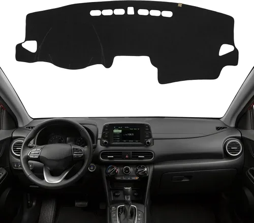 Miniatura 22 de Cubierta de tablero Tapete de salpicadero Compatible con Hyundai Tucson 2015-2010, 2015 IX35 (para transmisión manual izquierda), tapete