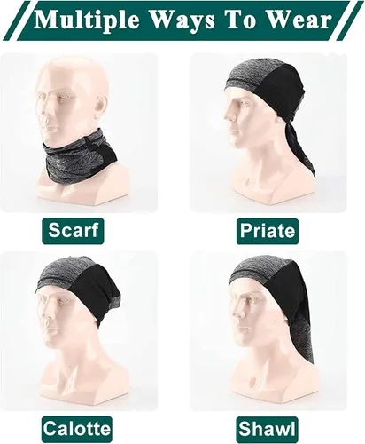 Miniatura 7 de Polaina de cuello con protección UV, polaina de cuello ajustable para hombres y mujeres
