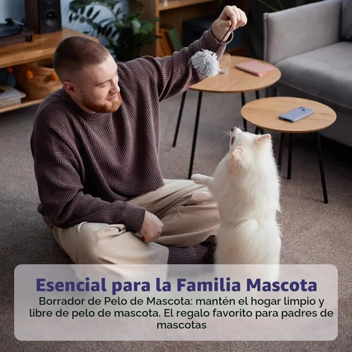 Miniatura 7 de Aspiradora de mano para pelo de mascotas sin cable: aspiradora de coche de alta potencia de 20000 PA con cepillo motorizado y luz LED, aspiradora
