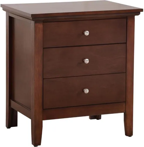Miniatura 10 de Glory Furniture Mesita de noche Hammond con 3 cajones en color negro