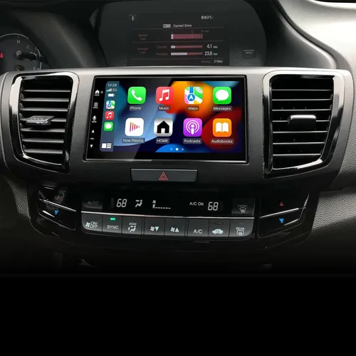 Miniatura 7 de Scosche HA1717B compatible con Honda Accord ISO doble DIN y DIN+Pocket Dash Kit negro