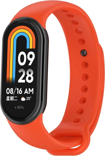 Miniatura 6 de Compatible con Mi Band 8 bandas para mujeres y hombres, correas de repuesto de silicona deportivas femeninas, pulseras de pulsera accesorio correas