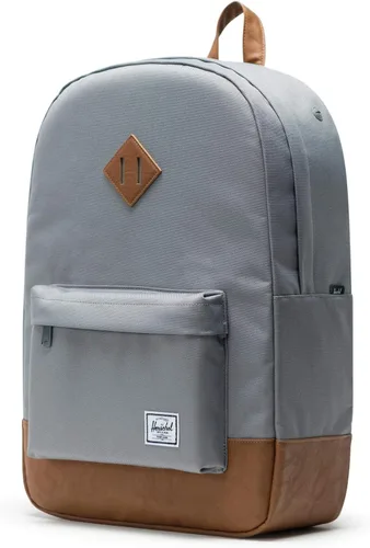 Miniatura 2 de Herschel Heritage - Mochila, gris, bronceado, cuero (GreyTan Synthetic Leather)), 10007-00061