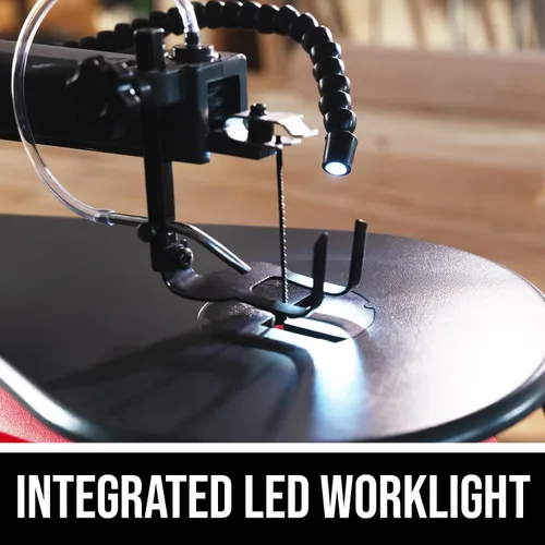 Miniatura 2 de SKIL Sierra de calar de velocidad variable de 1.2 amperios de 16 pulgadas con luz de trabajo LED para carpintería - SS9503-00
