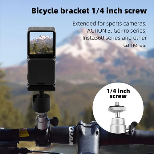 Miniatura 5 de Soporte para bicicleta con control remoto para bicicleta, clip de bicicleta ajustable, clip de abrazadera para manillar, soporte de controlador RC