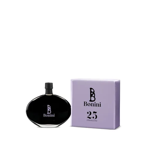 BONINI BLACK STRAVECCHIO - Condimento artesanal envejecido de 25 años, hecho a mano en Italia, el condimento de los grandes chefs, condimento