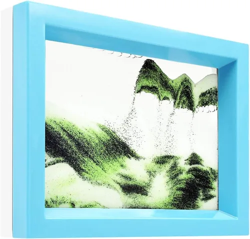 Miniatura 11 de Arte de Arena en Movimiento Líquido Burbujeador de Movimiento Imagen de Arte de Arena Fluida de Escritorio Juguete Sensorial Calmante Fidget ¡Votado