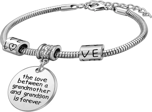 Miniatura 5 de Brazalete con colgante "Love between a Grandmother and Grandson is Forever