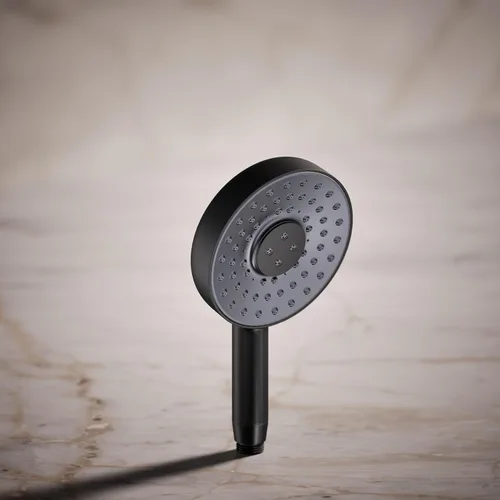 Miniatura 2 de KOHLER 26282-G-BL Statement - Ducha de mano redonda multifunción con 3 ajustes de pulverización, 1.75 GPM, negro mate