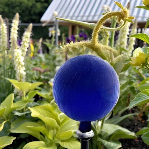 Miniatura 4 de Globo de observación de estilo victoriano de 12 pulgadas con acabado agrietado, esfera de jardín reflectante hueca pulida para el hogar, decoración