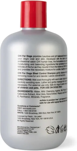 Miniatura 6 de CHI para Perros Champú Control de Caída - Lavado Anti-Caída para Perros con Exceso de Pelo y Cabello Suelto - Fórmula Suave para Todos los Tipos