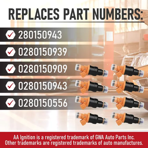 Miniatura 3 de AA Ignition - Juego de 4 inyectores de combustible de repuesto - Compatible con vehículos Lexus y Toyota 1.8L - CT200H 2011-2017, Prius, Prius