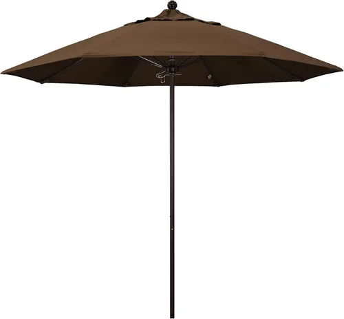 Miniatura 14 de California Umbrella Paraguas comercial para patio de la serie Venture, Negro
