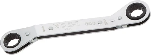 Miniatura 6 de Wilde Tool Llave de caja de trinquete 990, cuadrada de 1/4 pulgadas x 3/16 pulgadas / hexagonal de 9/16 pulgadas x 1/2 pulgadas