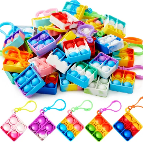 Miniatura 12 de JOYIN Clavero de Juguetes para la Ansiedad de Dinosaurio Pop 30 Pack Juguetes para la Ansiedad a Granel, Recuerdos de Fiesta para Niños, Rellenos