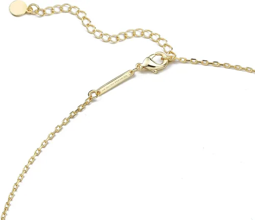 Miniatura 6 de CALOO TEEMOO Collares para mujer, cadena chapada en oro de 14 quilates con dije, collares largos de lujo para mujer, joyería de moda, collar de oro