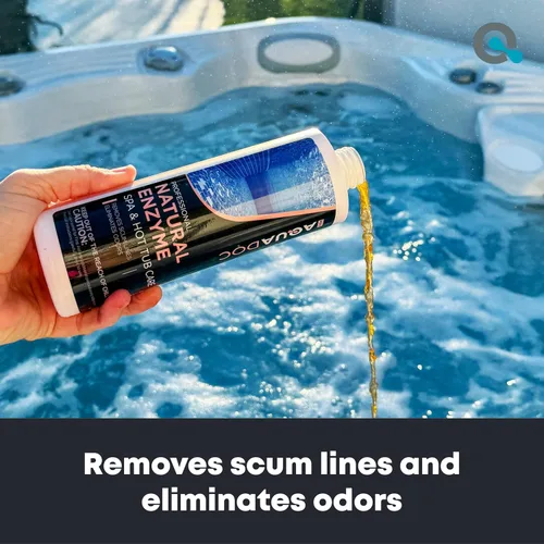 Miniatura 2 de AquaDoc Spa - Tratamiento de agua enzimática de spa - 16 onzas - Limpiador y clarificador natural de enzimas para bañera de hidromasaje para agua