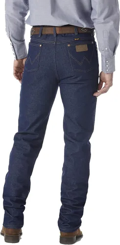 Miniatura 2 de Wrangler 0936 - Jeans ajustados de corte vaquero para hombre Stonewash