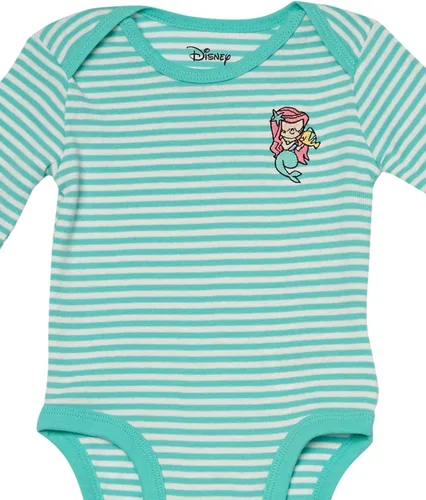 Miniatura 6 de Tienda Essentials Disney para bebés niñas Marvel Star Wars Body de princesa de manga larga, paquete de 5
