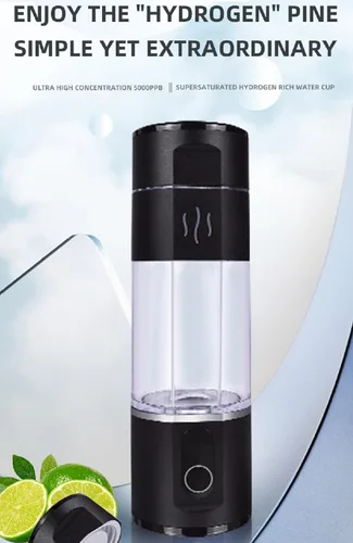 Miniatura 2 de Generador de botellas de agua rico en hidrógeno Concentración máxima Molecular Hasta 5000PPB Máquina portátil de hidrógeno para hacer agua