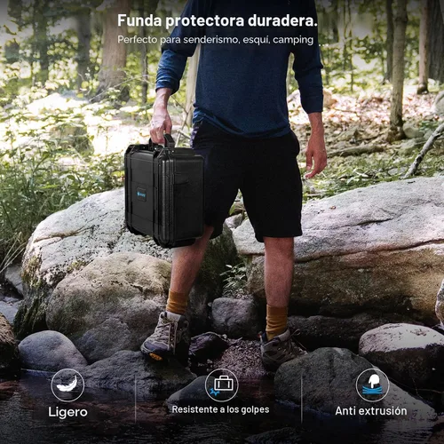 Miniatura 8 de Lekufee Funda rígida impermeable para DJI Mini 4 Pro/4/3 Pro/Mini 3, Fly More Combo, DJI RC 2/RC, RC N3/2/1 mando a distancia y accesorios