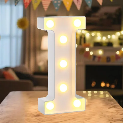 Miniatura 16 de Letrero de números con luz LED de marquesina, letrero de números de cumpleaños iluminado para decoración de fiesta de cumpleaños, pared de bar