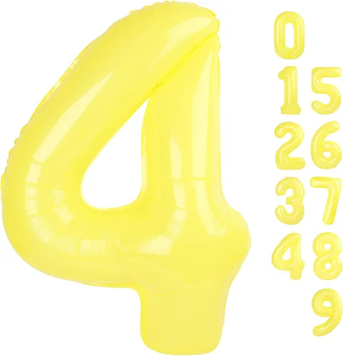 Miniatura 125 de Globos de números de 5 globos de 40 pulgadas, decoraciones de cumpleaños azules para niños y niñas, globos de números azul marino grandes