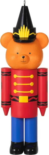 Hallmark Keepsake Adorno de Navidad 2021, Crayola Colorful Toy Soldier