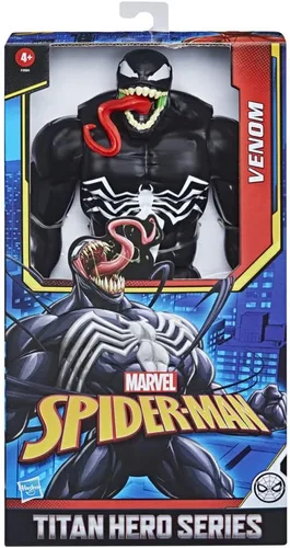 Miniatura 4 de Marvel Titan Hero Series Figura de acción de Venom de lujo, juguete coleccionable de 12 pulgadas, para niños a partir de 4 años
