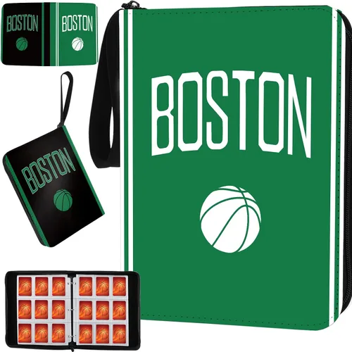 Miniatura 11 de Carpeta de tarjetas de baloncesto con mangas, 400 bolsillos, tarjetero de baloncesto #30 para tarjetas intercambiables, organizador de carpetas