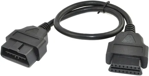 Miniatura 5 de Cable divisor OBD II OBD2 de 1.64 pies/19.7 in, cable de extensión macho OBDii de 16 pines a hembra,Adaptador de cable extensor de diagnóstico