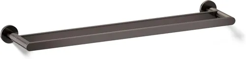 Kohler K-73144-TT - Toallero de baño doble compuesto de 24 pulgadas, titanio Titanio vibrante.