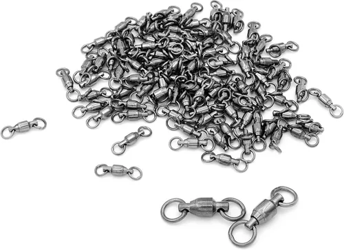 Miniatura 7 de Rodamientos de bolas giratorios de cobre giratorios de barril giratorio de acero inoxidable soldado anillo sólido de alta resistencia Pesca de agua
