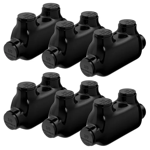 Miniatura 11 de RVBOATPAT Paquete de 5 Conectores de empalme en línea aislados 2-14 AWG Conectores de alambre de aluminio a cobre Conectores de cable aislados