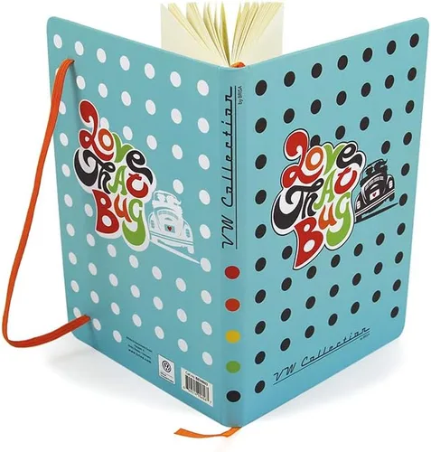 Miniatura 7 de BRISA VW Collection - Cuaderno Volkswagen, cuaderno de escritura, forrado con encuadernación de tapa dura en diseño Beetle Bug DIN A5
