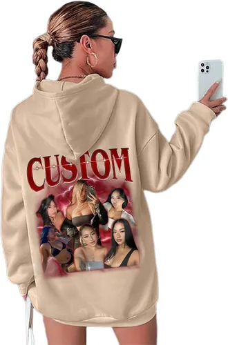 Miniatura 7 de NAZENTI Personaliza tus propias camisetas Bootleg Rap, personaliza tu texto vintage camiseta, camisetas gráficas personalizadas, regalo
