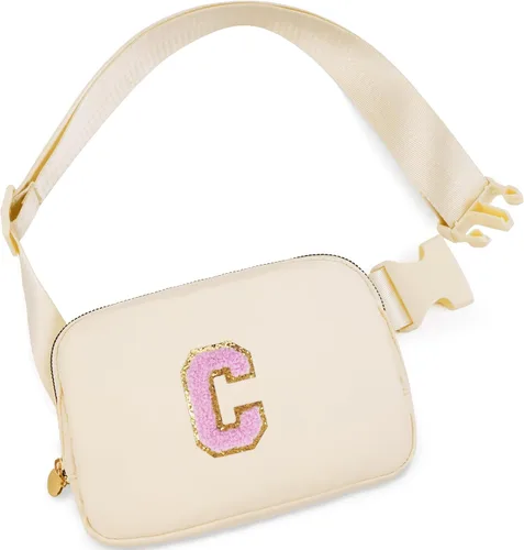 Miniatura 119 de Bolsa de cinturón para niñas y mujeres, bolsas cruzadas, riñonera, riñonera personalizada, Negro, Small