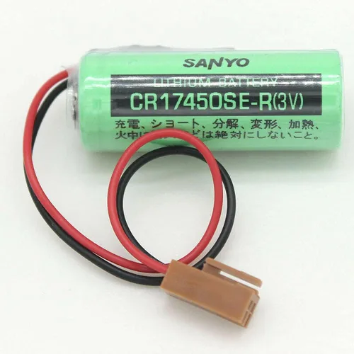 Miniatura 2 de BALOLO CR17450SE-R - Batería PLC CR17450SE-R 3V 2500mah para A98L-0031-0012 Sistema CNC CR17450se-r 3V Batería con enchufe