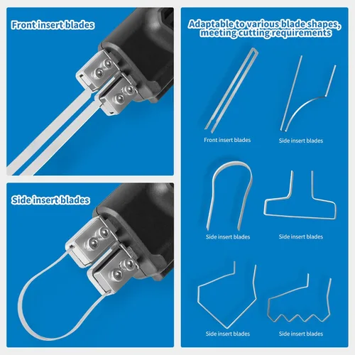Miniatura 5 de Cuchillo caliente eléctrico giratorio de 250 W, kit de herramientas de corte de espuma, sistema de refrigeración por aire de cuerpo completo