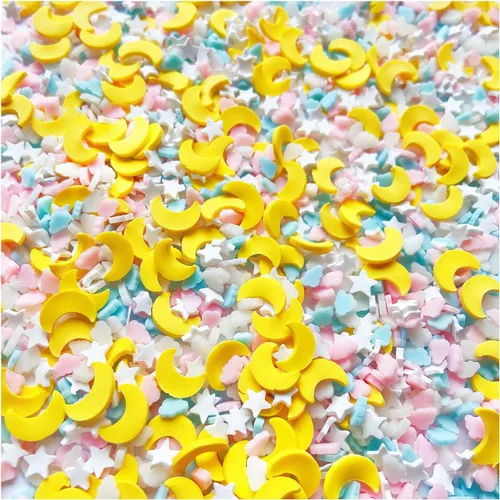 Miniatura 27 de EHOPE - Rodajas de arcilla de polímero blancas con forma de copo de nieve para decoración de uñas, manualidades DIY, pasteles, fundas para teléfono