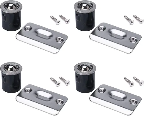 Miniatura 10 de Pestillo de bola de puerta, accesorios para puertas interiores, 13/16 pulgadas x 1 pulgada, tensión de puerta ajustable