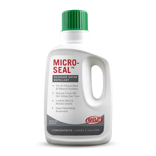 Miniatura 10 de RAIN GUARD PRO - Micro-Seal - Protección repelente al agua penetrante para todas las superficies de madera porosa y mampostería - Revestimiento