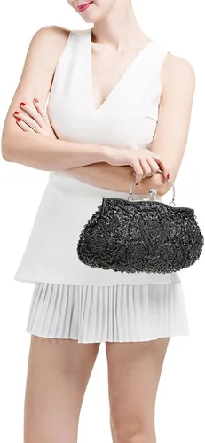 Miniatura 2 de Bolso de noche del bolso de la boda del bolso de la boda de las lentejuelas del embrague para el partido