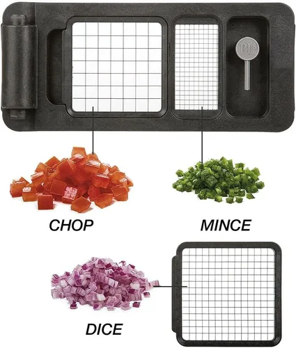 Miniatura 9 de Cortadora de 3 vegetales PL8 Profesional., Negro