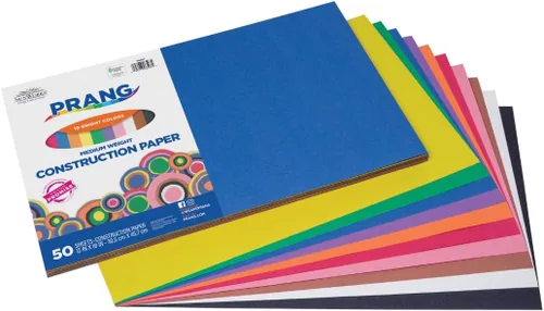 'Pacon SunWorks Papel de construcción,, Variados 10 Colores surtidos
