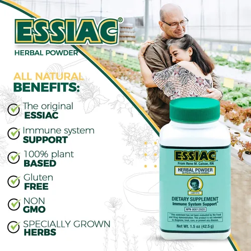 Miniatura 3 de ESSIAC ORIGINAL Té de hierbas en polvo – Botella de 1.5 onzas Potente mezcla antioxidante para ayudar a promover la salud y el bienestar general