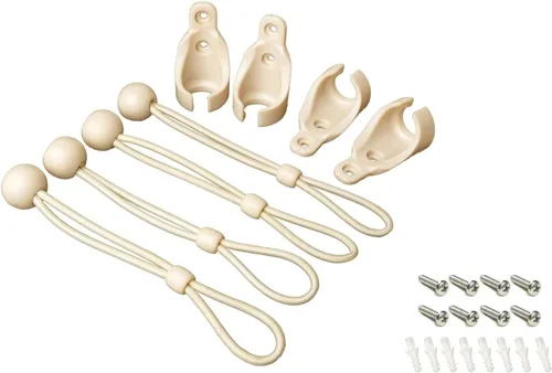 Miniatura 11 de Coolaroo - Kit de amarre de persianas enrollables para exteriores Coolaroo, persianas enrollables para exteriores e interiores y cubiertas de Marrón